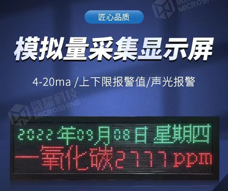 环境参数监控电子看板
